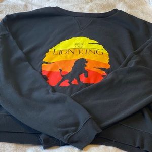 Disney Cropped Sweatshirt The Lion King